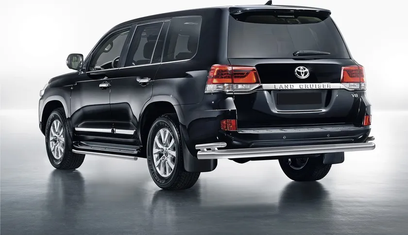 Защита Rival штатных порогов d42 для Toyota Land Cruiser 200 рестайлинг (кроме Executive Lounge и TRD) 2015-2020