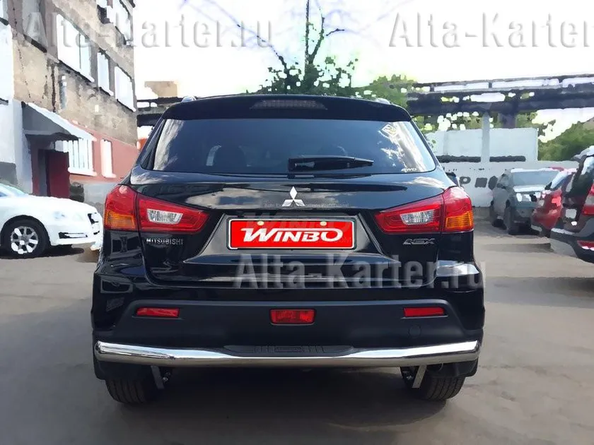 Защита Winbo заднего бампера d76 для Mitsubishi ASX 2010-2012