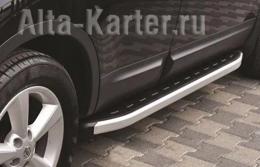 Пороги алюминиевые Afcarfiber Newstar для Chevrolet Captiva I 2006-2011