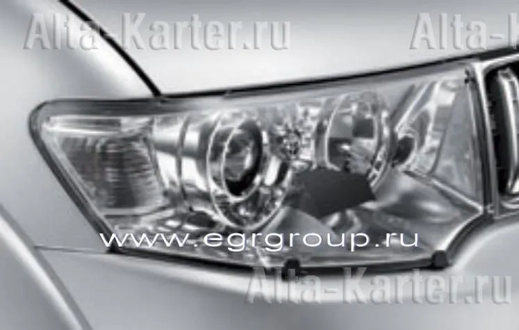 Защита EGR передних фар для Mitsubishi L200 IV 2009-2015