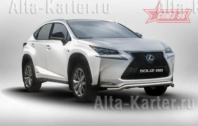 Защита Союз-96 переднего бампера труба d60 для Lexus NX F-Sport 2014-2020