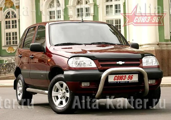 Кенгурятник Союз-96 мини d76 для Chevrolet Niva 2003-2008