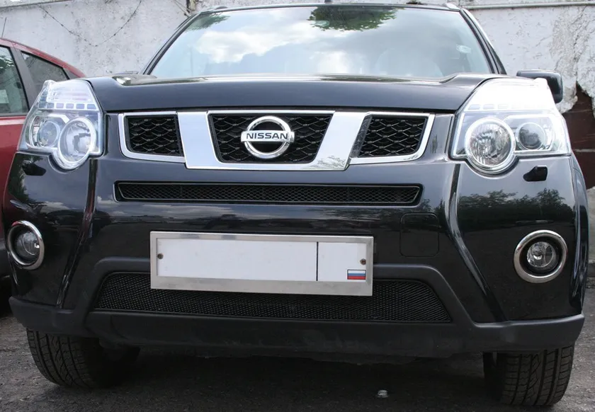 Сетка Arbori на решётку бампера, черная 15 мм для NISSAN X-Trail 2010-2015