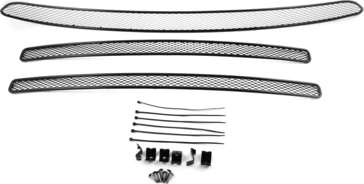 Сетка внешняя Arbori на бампер, черная 15мм (3шт