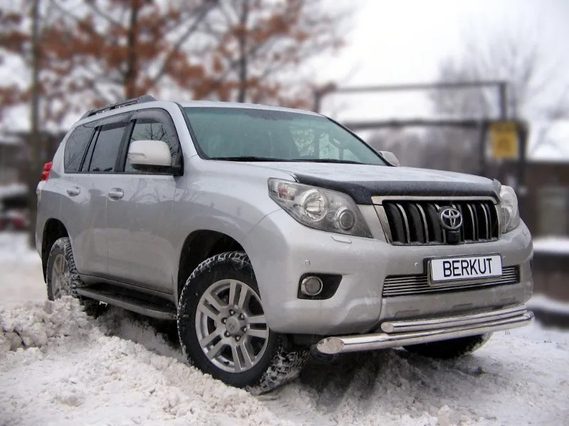 Накладка на решётку бампера Berkut d10 для Toyota Land Cruiser Prado 150 2009-2013