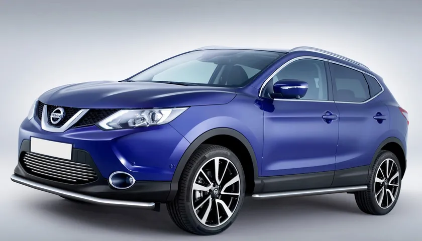 Решетка Rival бампера d10 для Nissan Qashqai II 2013-2017