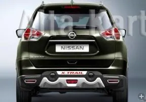 Накладка Noble на задний бампер для Nissan X-Trail T32 2015-2020