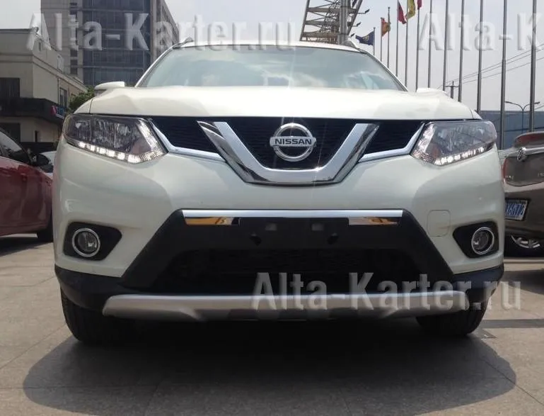 Накладки Noble на передний и задний бампер для Nissan X-Trail T32 2015-2020