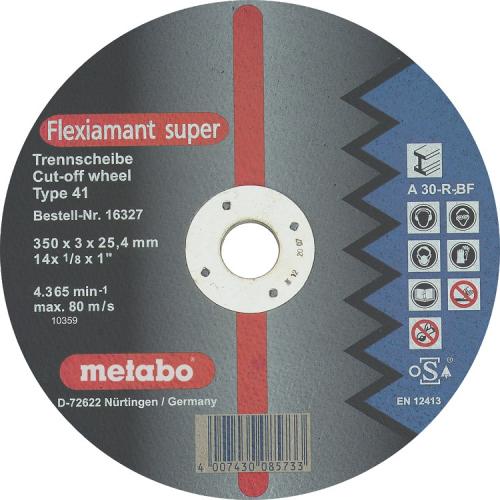 Metabo 616338000 Круг отр сталь Flexiamant S 350x3,0x25,4 прям A24M