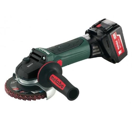 Аккумуляторная угловая шлифмашина Metabo W18 LTX 125 Inox Set