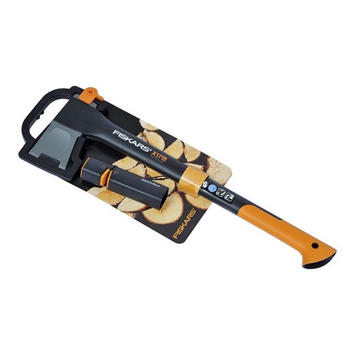 Топор-колун Fiskars X17 + Точилка для топоров и ножей