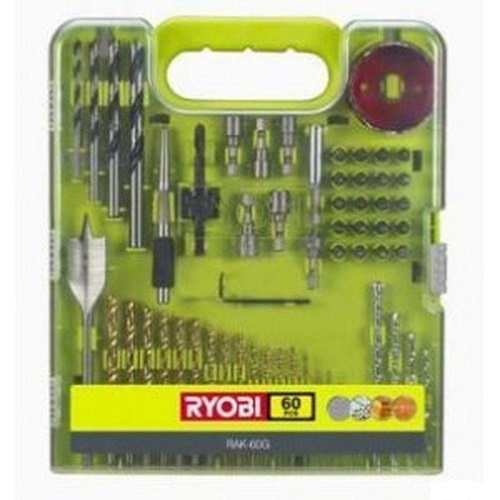 Набор сверл Ryobi RAK60G, 60 штук