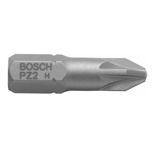 Бита Bosch PZ2 XH Extra Hart 25мм хвостовик с наружным шестигранником 1/4