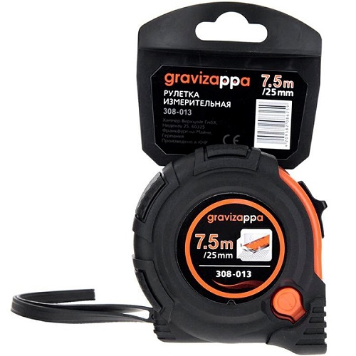 Рулетка GRAVIZAPPA 308-013 7,5м