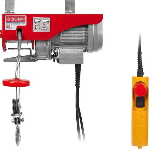 Электрический тельфер ЗУБР ЗЭТ-250