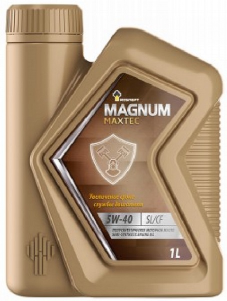 Масло моторное полусинтетическое Роснефть 40814632 RN Magnum Maxtec 5W-40, 1л