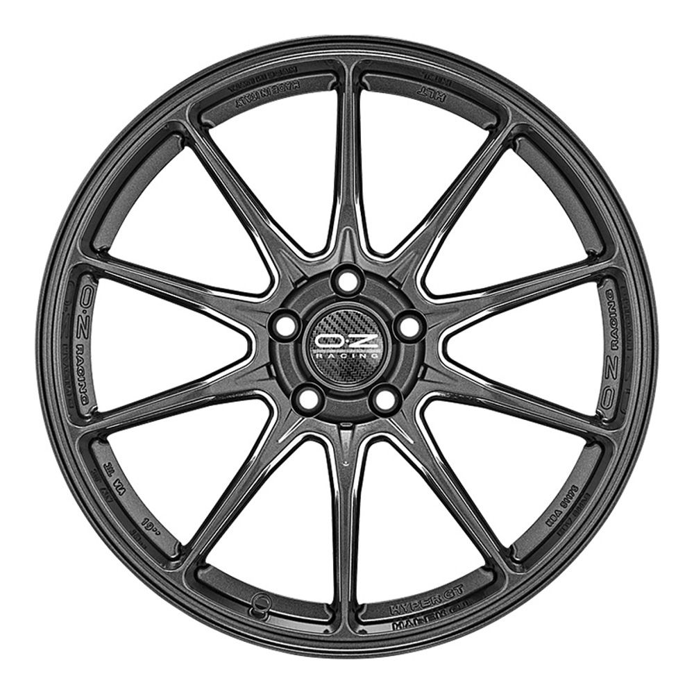 Диск колесный литой OZ Hyper GT HLT 8,5/R19 5x112 ET30 D75 Star Graphite