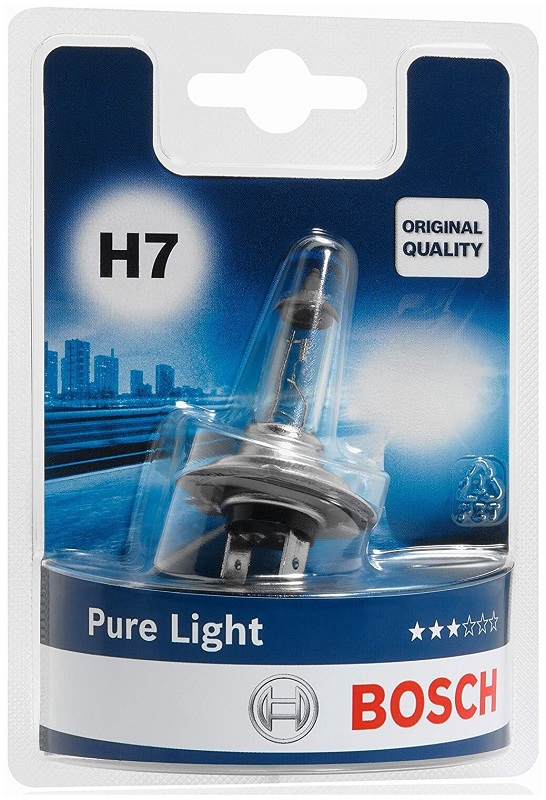 Лампа галоген Bosch 1 987 301 012 Pure Light H7, 12В, 55Вт