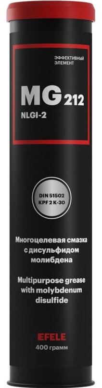 Смазка Efele 0090979 многоцелевая с дисульфидом молибдена MG-212