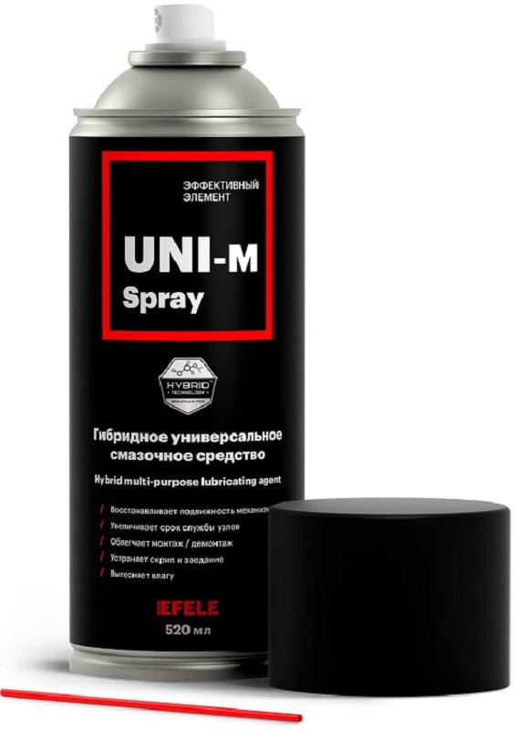 Универсальное смазочное средство Efele 4602009033223 UNI-M SPRAY