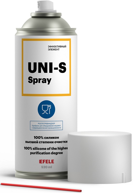 Гибридное силиконовое средство Efele 4602009033230 UNI-S SPRAY