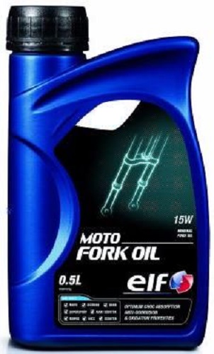 Масло Elf 194972 для вилок и амортизаторов минеральное Moto Fork Oil 15W