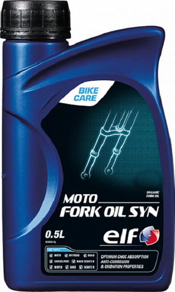 Масло Elf 194975 для вилок и амортизаторов синтетическое Moto Fork Oil SYN 5W