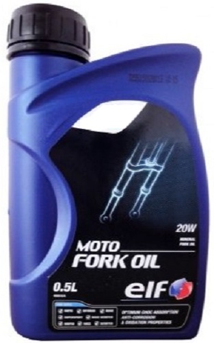 Масло Elf 194971 для вилок и амортизаторов минеральное Moto Fork Oil 20W