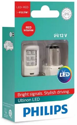 Лампа светодиодная Philips 11499ULRX2 Ultinon LED P21/5W 12В