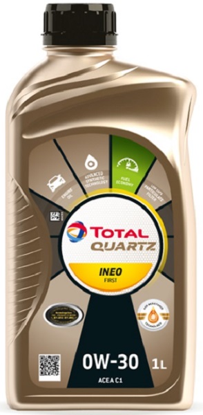 Масло моторное синтетическое Total 213830 Quartz Ineo First 0W-30, 1л