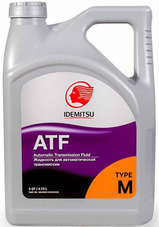 Масло трансмиссионное Idemitsu 30040092-953 ATF Type-M, 4.73л