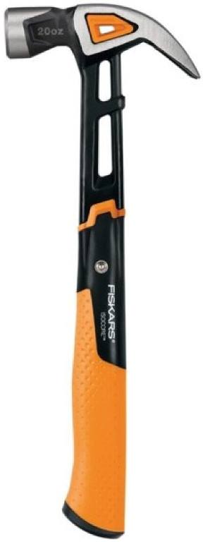 Молоток с загнутым гвоздодёром FISKARS 1027203 L 20oz/13.5