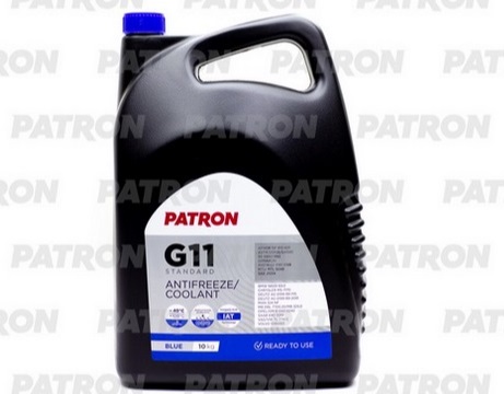 Жидкость охлаждающая Patron PCF3010 Blue G11, синяя, 9л