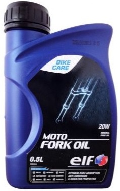 Масло для вилок и амортизаторов минеральное Elf 194971 Moto Fork Oil 20W, 0.5л