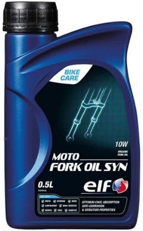 Масло для вилок и амортизаторов синтетическое Elf 194974 Moto Fork Oil SYN 10W, 0.5л