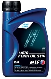 Масло для вилок и амортизаторов синтетическое Elf 194975 Moto Fork Oil SYN 5W, 0.5л