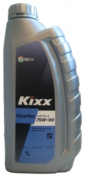 Масло трансмиссионное полусинтетическое Kixx L2962AL1E1 GEARTEC GL-5 75W-90, 1л