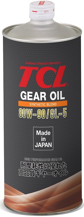 Масло трансмиссионное полусинтетическое TCL G0018090 Gear Synth Blend 80W-90, 1л