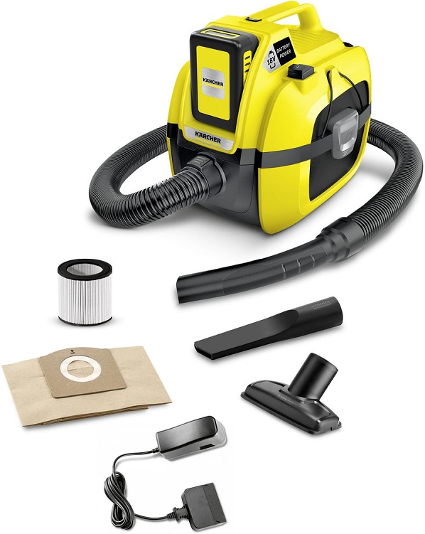 Хозяйственный пылесос KARCHER 1.198-301.0 WD 1 Compact Battery Set 