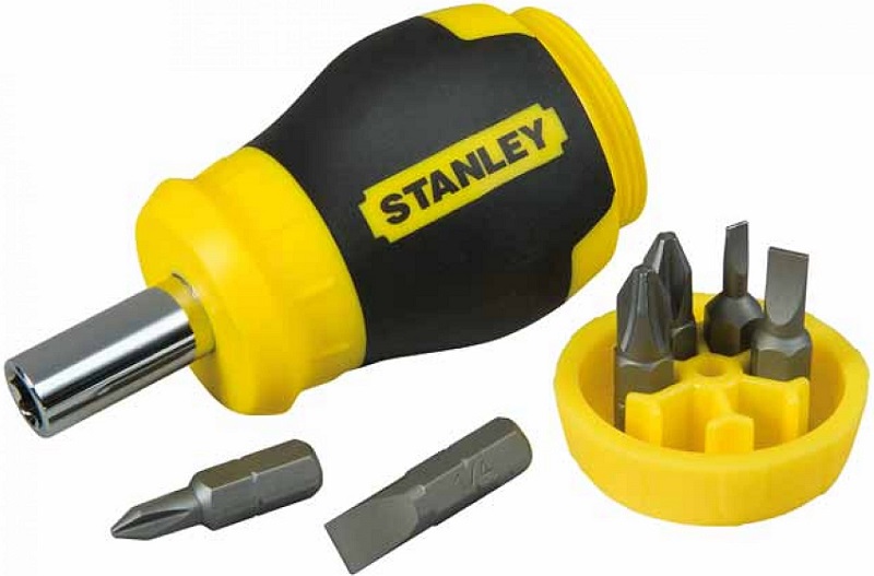 Отвертка Stanley 0-66-357 Stubby Multibit 