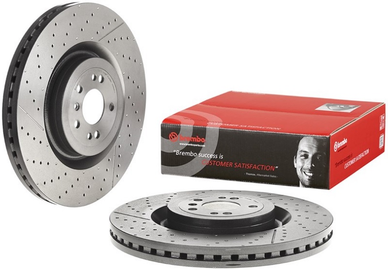 Диск тормозной передний MERCEDES-BENZ GL-CLASS Brembo 09.B805.11, D=390 мм