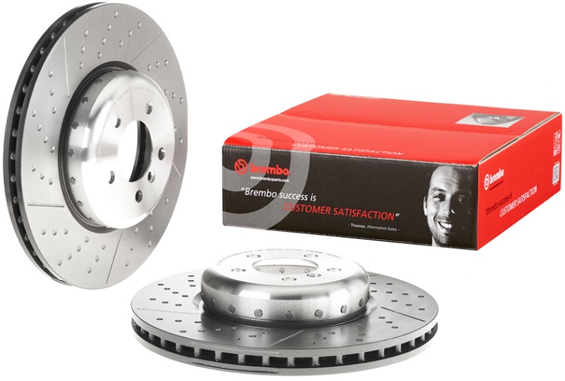 Диск тормозной передний BMW 1, 2, 3, 4 Brembo 09.C394.13, D=370 мм