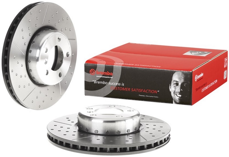 Диск тормозной передний BMW 1, 2, 3, 4 Brembo 09.C398.13, D=340 мм