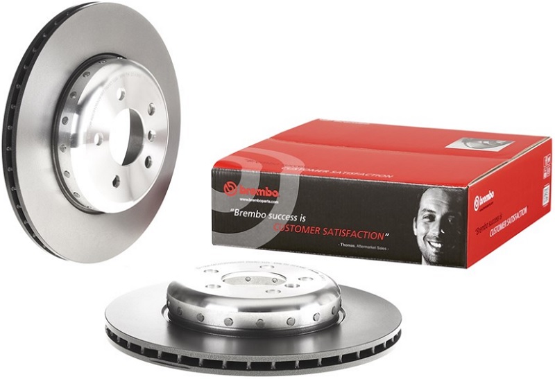 Диск тормозной задний BMW 5, 6, 7 Brembo 09.C404.13, D=345 мм