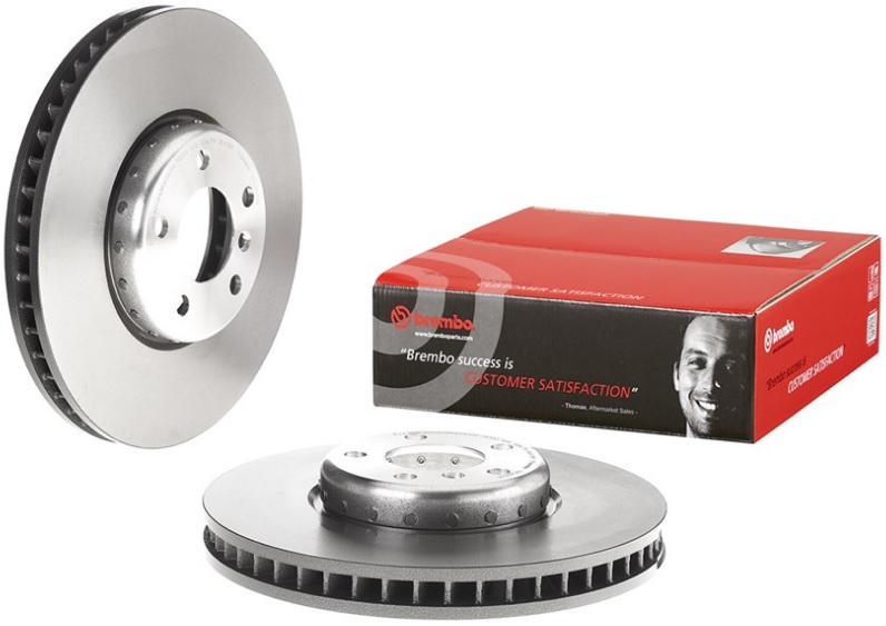 Диск тормозной передний BMW 5, 6, 7 Brembo 09.C405.13, D=348 мм