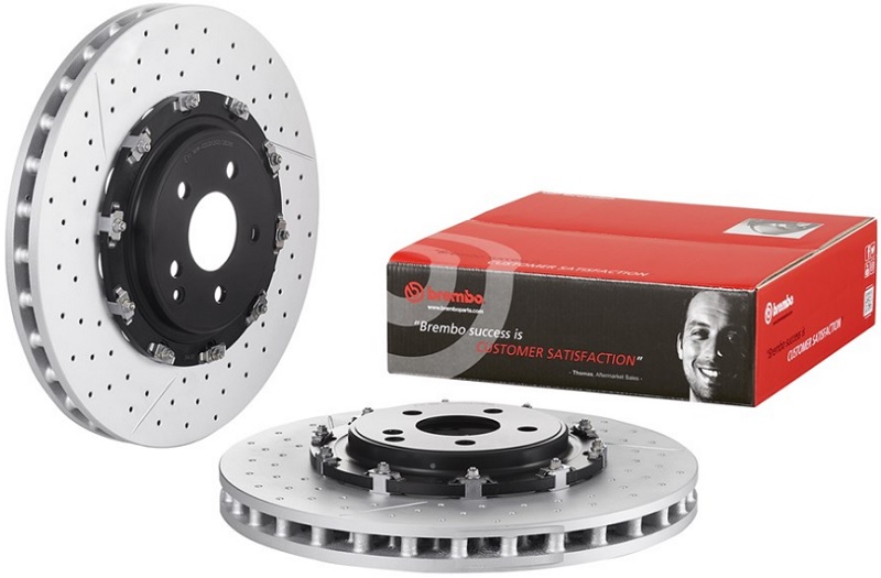 Диск тормозной передний Mercedes CLS, SL Brembo 09.8878.23, D=380 мм