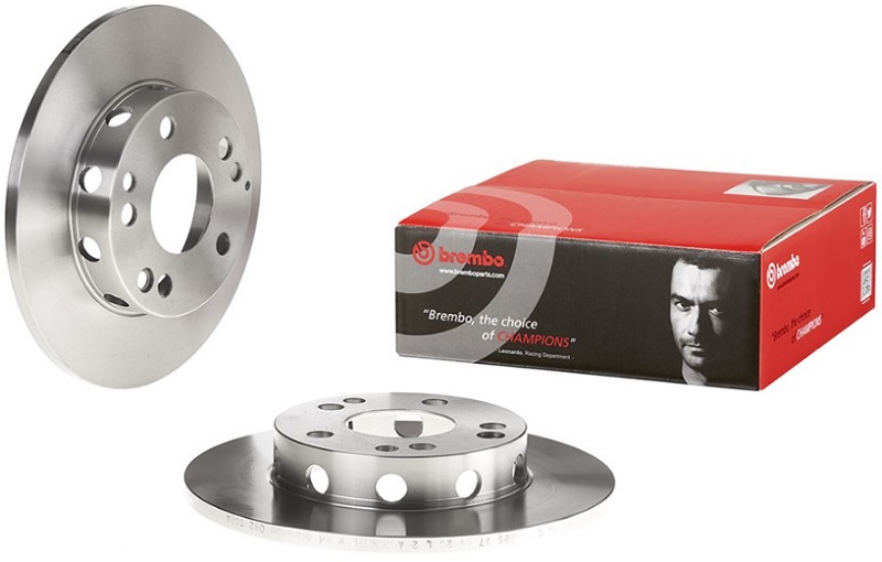 Диск тормозной передний Mercedes 190 Brembo 08.2950.24, D=262 мм