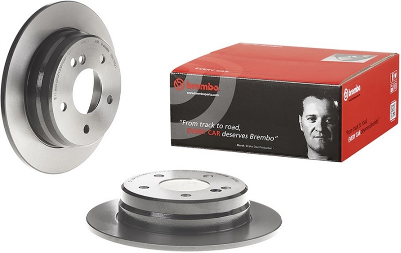 Диск тормозной задний Mercedes C-CLASS Brembo 08.4738.21, D=258 мм