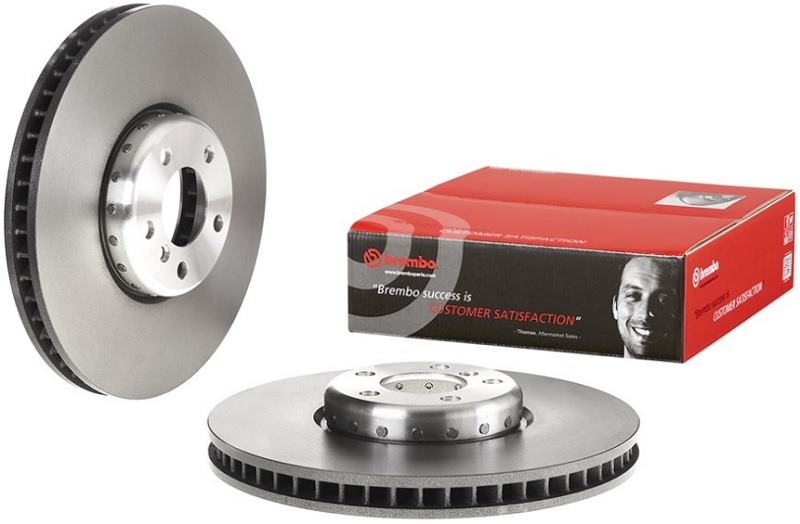 Диск тормозной передний BMW 5, 7 Brembo 09.C417.13, D=374 мм