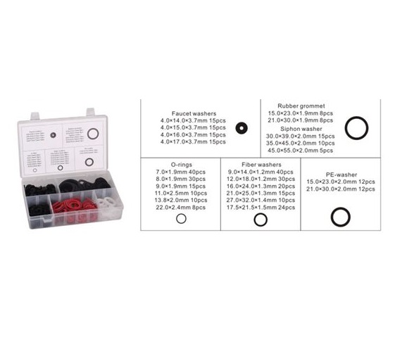 Комплект уплотнительных колец кольца и шайбы Forsage F773 (383пр)